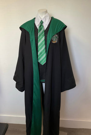 COSTUME RENTAL - D67 Harry Potter Jacket (Slytherin) 4 pc L Woodbridge Costume Rentals COSTUME RENTAL - D67 Harry Potter Jacket (Slytherin) 4 pc L Woodbridge Costume Rentals