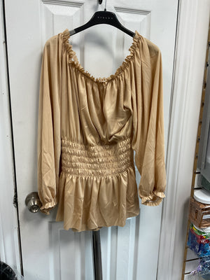 COSTUME RENTAL - G55A Renaissance Blouse Beige M-XL