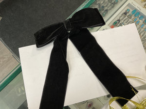 ACCESS: Bowtie, Black western velvet