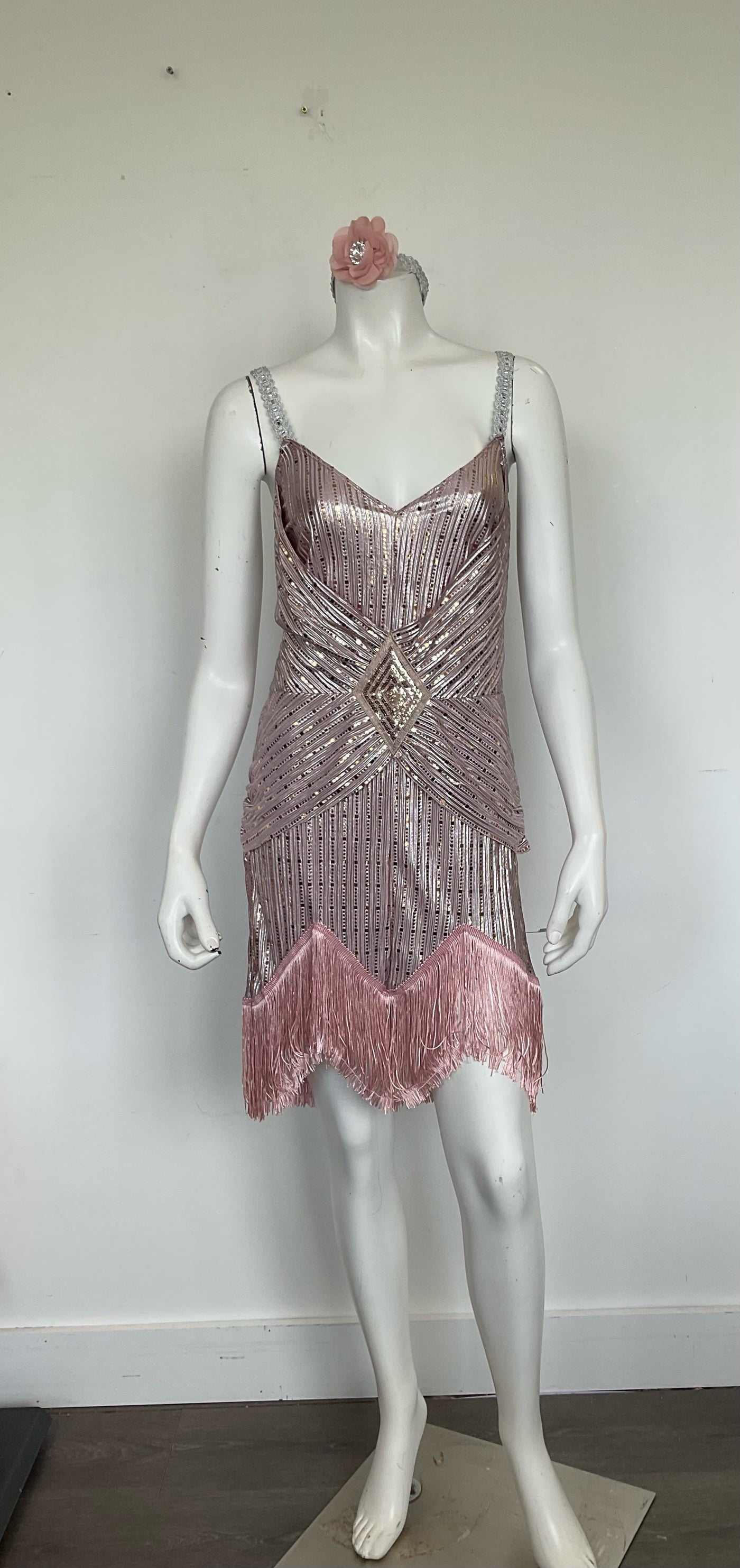 COSTUME RENTAL J10A 1920's Great Gatsby Daisy Buchanan MED pc