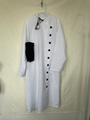 COSTUME RENTAL: O64 Wacky Scientist XL  4 pc