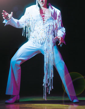 COSTUME RENTAL - D102B Elvis deluxe Med 3 pc
