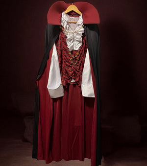 COSTUME RENTAL - P25A COUNT DRACULA VAMPIRE 2 pcs