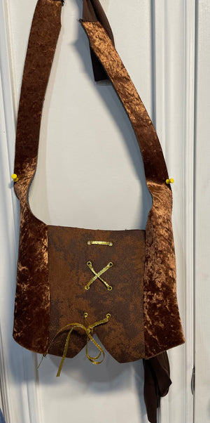 COSTUME RENTAL - G22E Medieval Belt brown