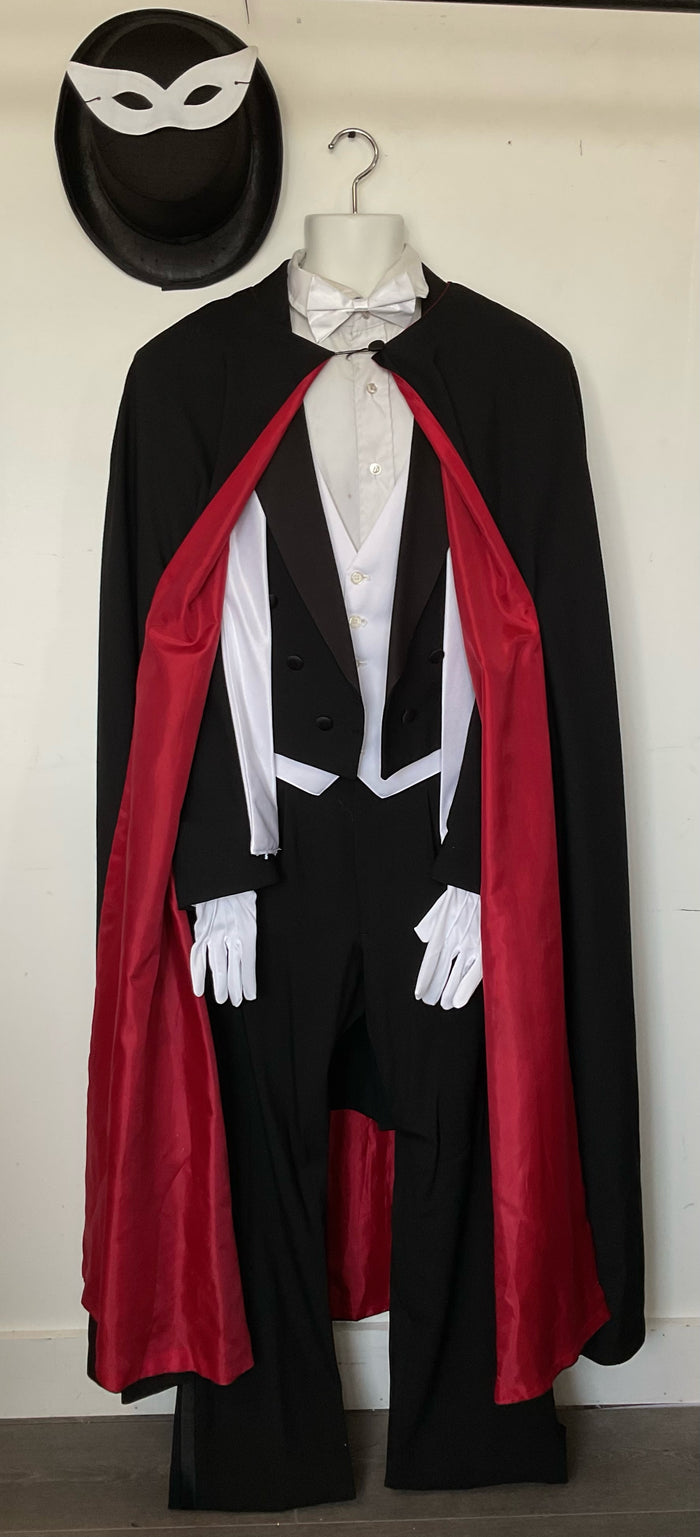 COSTUME RENTAL - D99A Tuxedo Mask Large 11pc