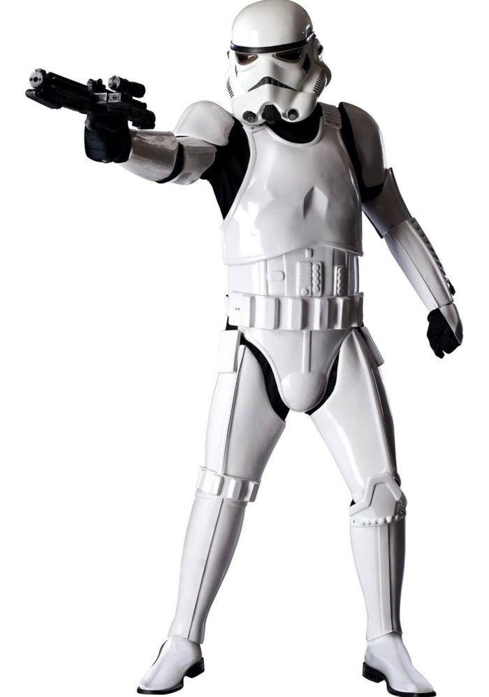 COSTUME RENTAL - D61B Storm Trooper Super Deluxe  20 pcs Large  - NOT AVAILABLE JAN 23-27