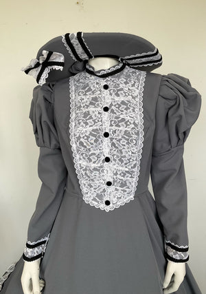 COSTUME RENTAL - c50A Turn of the Century Walking Dress (Med) - 3pc