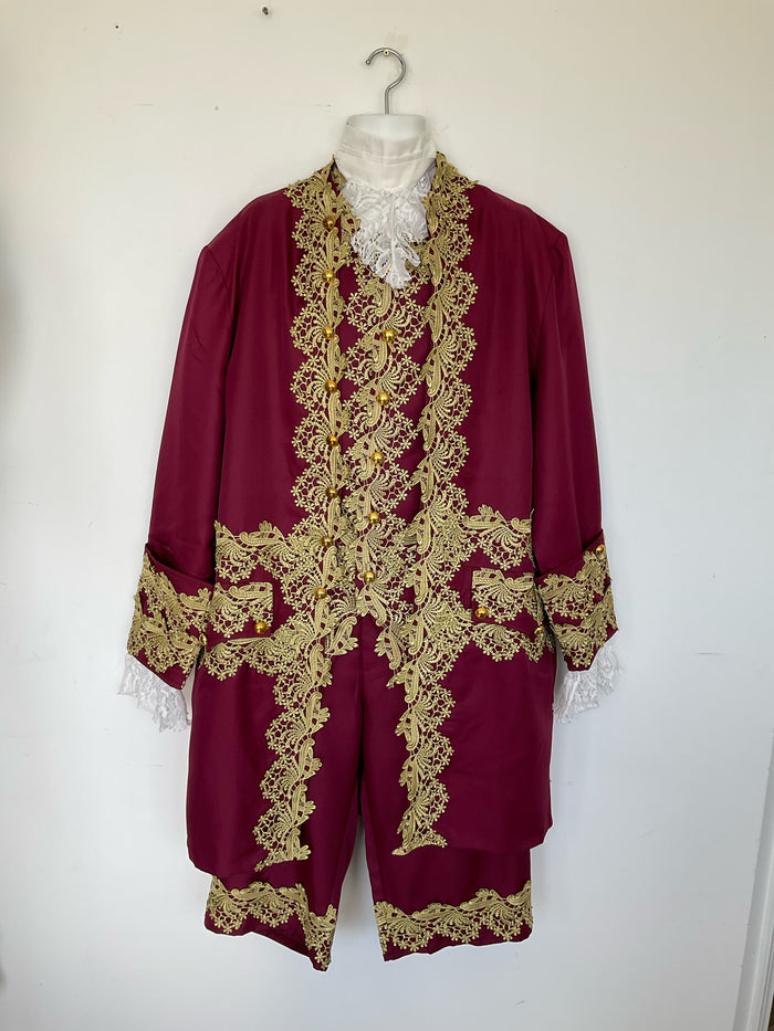 COSTUME RENTAL - B3A Casanova Venetian Red XL- 8pcs