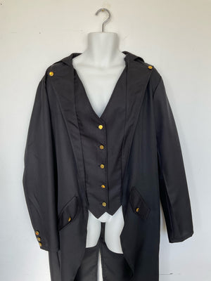 COSTUME RENTAL - C25 Steampunk / Gothic Jacket 1pc XL