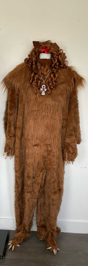 COSTUME RENTAL - D51 Cowardly Lion 8 pcs - XLarge