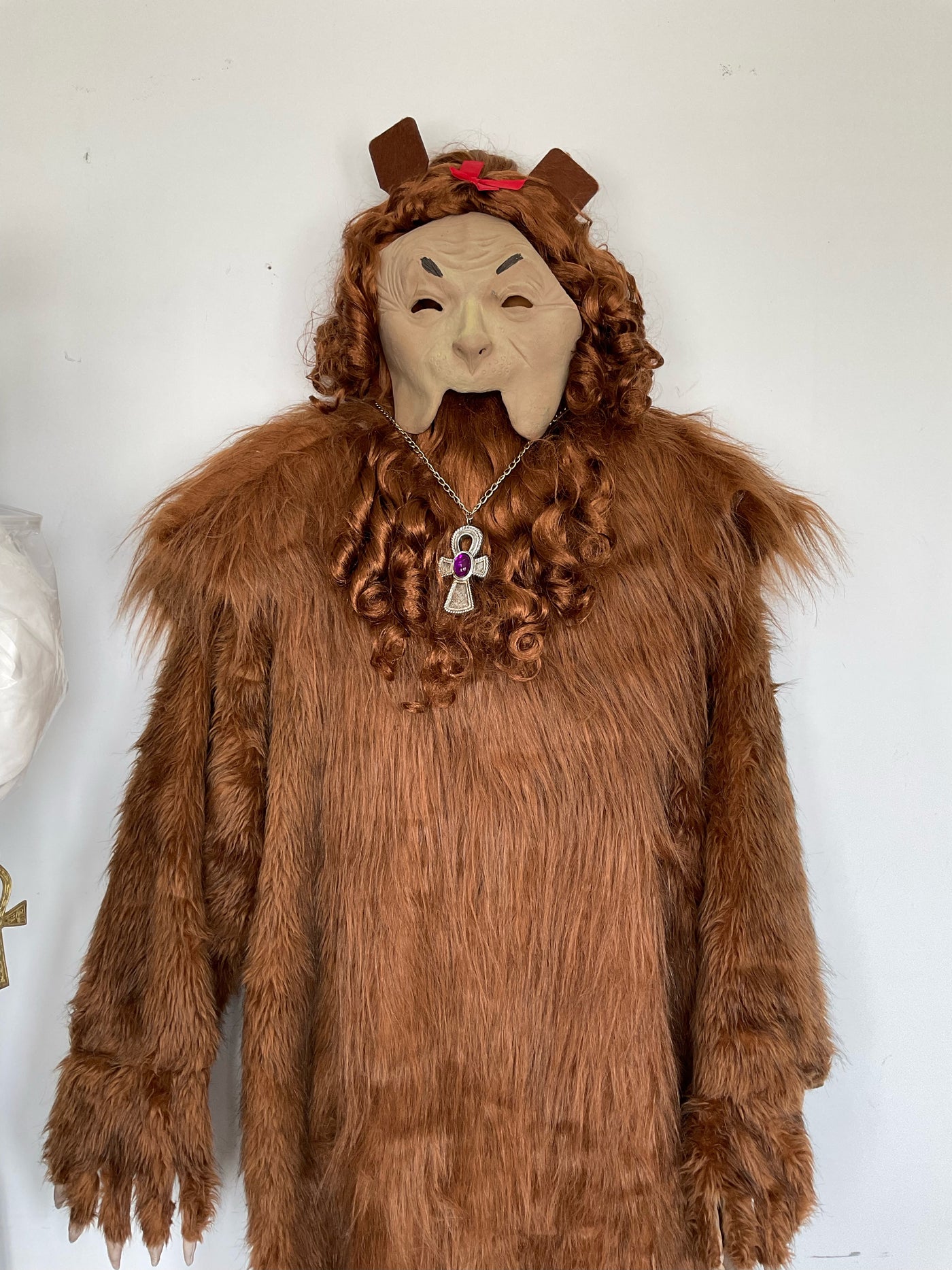 COSTUME RENTAL D51 Cowardly Lion pcs XLarge - Main Image