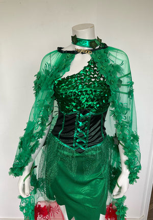 COSTUME RENTAL - E10 Poison Ivy - M/L  6 pcs