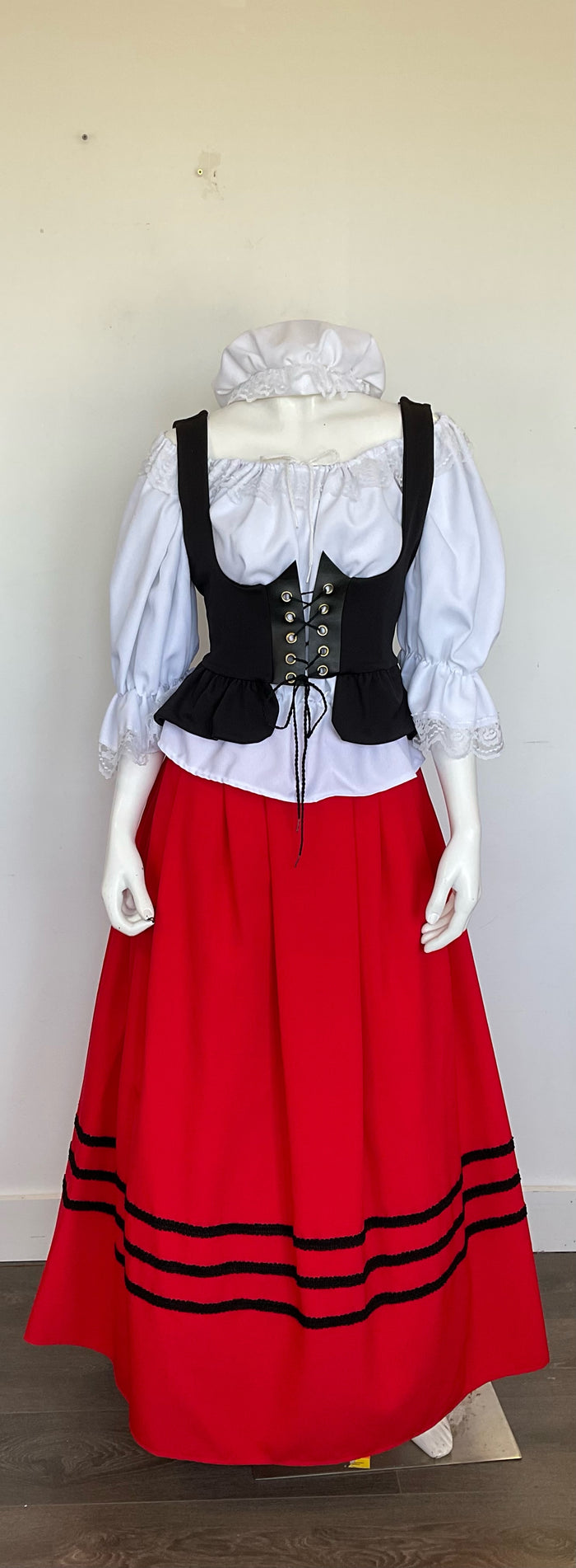 COSTUME RENTAL - G46 Tavern Maid MEDIUM 4 pc