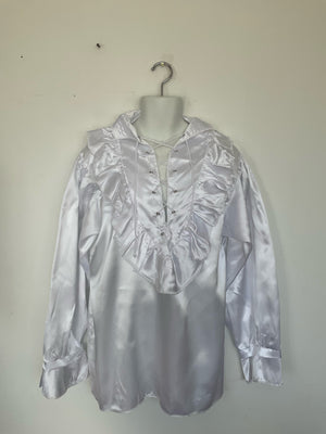 COSTUME RENTAL - G4 White Pirate Shirt XL 1 pc