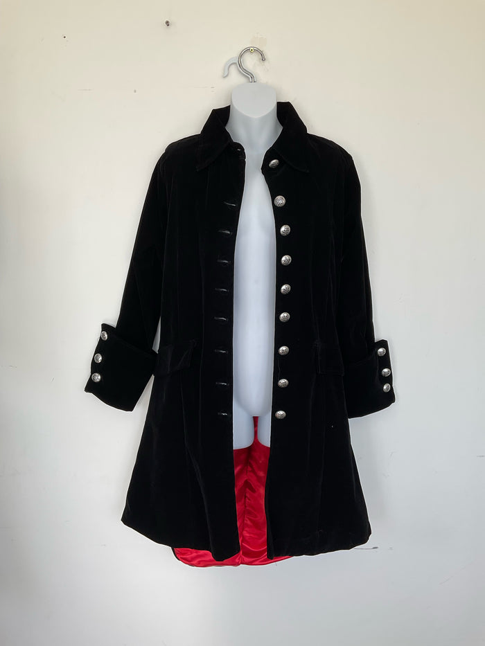 COSTUME RENTAL - G44 Pirate Ladies Coat Large 1 pc