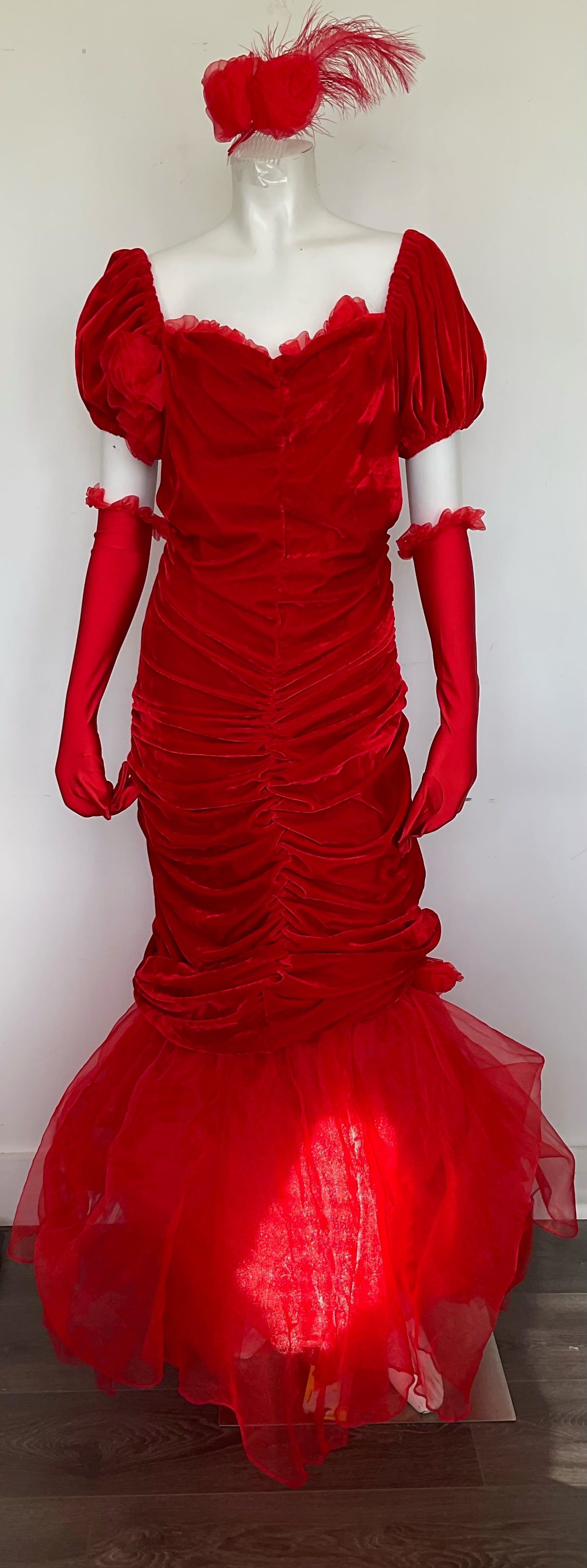 hello dolly red dress COSTUME RENTAL