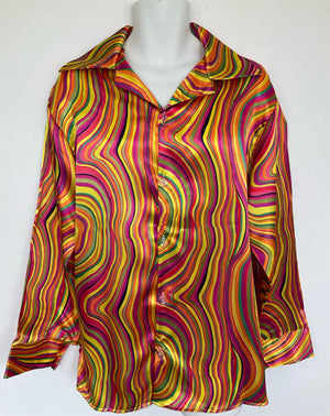 COSTUME RENTAL - X42B Disco Shirt, Psychedelic