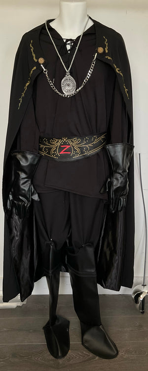 COSTUME RENTAL - I18 Heritage Zorro  11 pc large