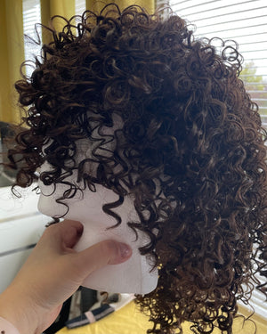 RENTAL WIG:  Z417 - Kinky Brown Wig