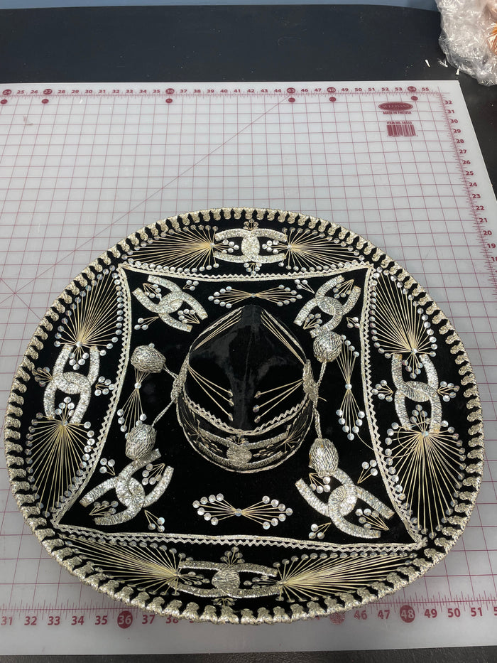 COSTUME RENTAL - Z13J- Black Sombrero