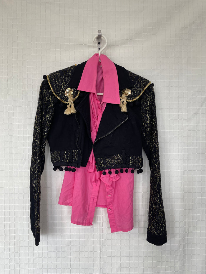 COSTUME RENTAL - I29A Matador Female Jacket with Blouse Small 2 pc