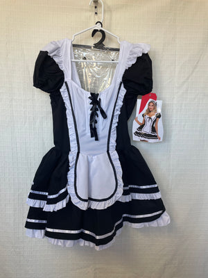 COSTUME RENTAL - O67 French Maid Medium 4 pc