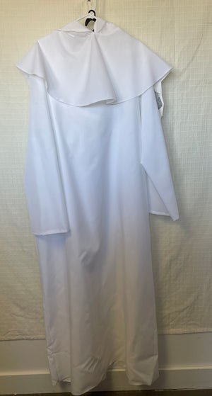 COSTUME RENTAL - O36A White Ritual Robe 3 pc Large