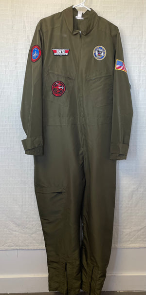 COSTUME RENTAL - Y237G Top Gun Pilot Jumpsuit Large