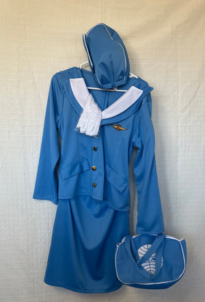 COSTUME RENTAL - O1A Pan Am Flight Attendant  Medium 5 pcs