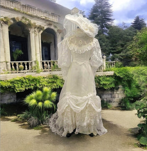 COSTUME RENTAL - C109 Chitty Chitty Bang Bang Victorian Gown- 3 pc SMALL