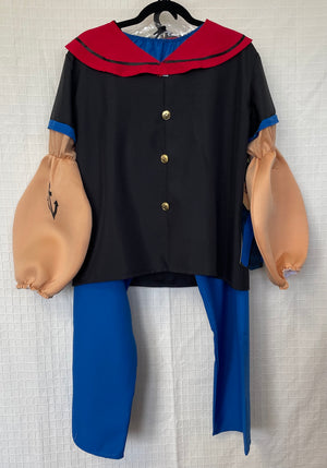 COSTUME RENTAL - D54A Popeye Deluxe 4 pcs Large