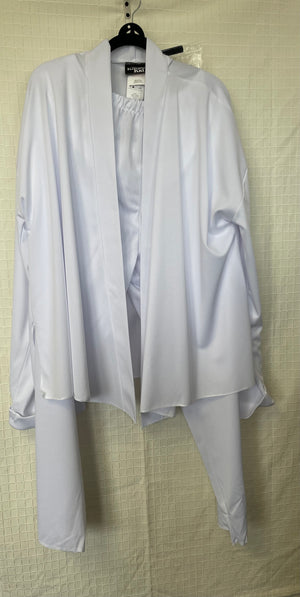 COSTUME RENTAL - D73C Miyagi Do Kobra Kait White Suit 4 pc Large