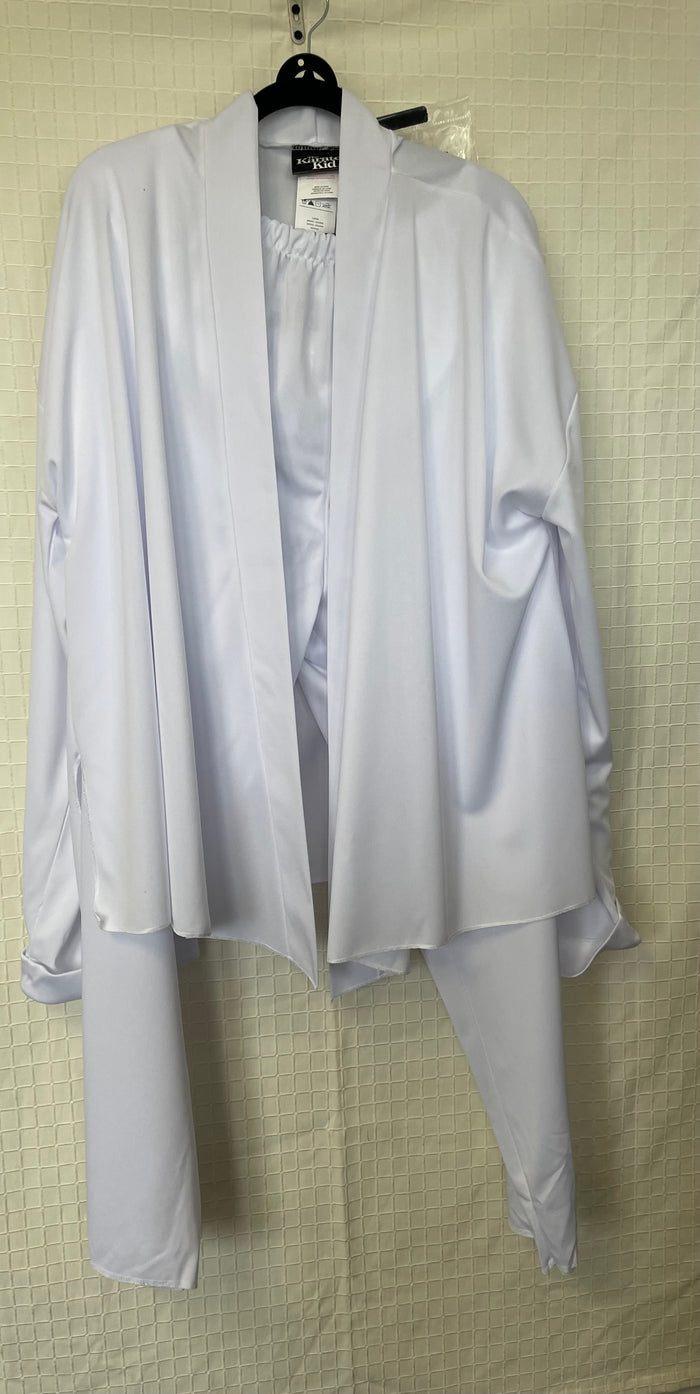COSTUME RENTAL - D73C Miyagi Do Kobra Kait White Suit 4 pc Large