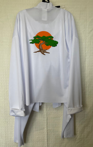 COSTUME RENTAL - D73C Miyagi Do Kobra Kait White Suit 4 pc Large