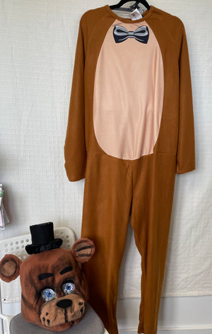 COSTUME RENTAL - D78A Freddy, Five Nights at Freddy  Medium 5pc
