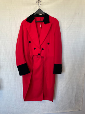 COSTUME RENTAL - C64A Tailjacket, Red 1 pc