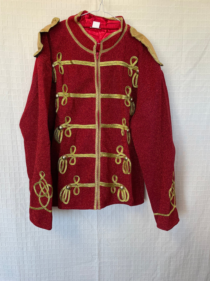 COSTUME RENTAL - D108C Michael Jackson RED Jacket  XL