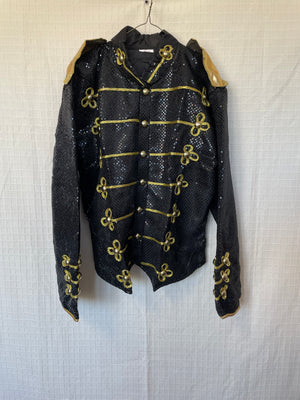 COSTUME RENTAL - D108D Michael Jackson BLACK Jacket Large