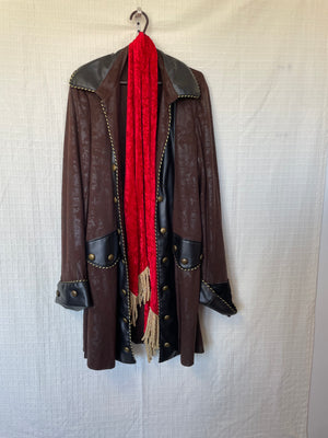 COSTUME RENTAL - G6B Pirate Jacket Jacket 2 pc Large
