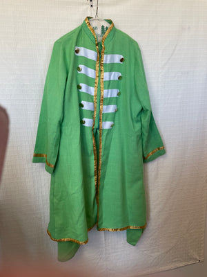 COSTUME RENTAL - D80A  Seargent Pepper Light Green 2 pc Large