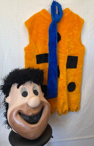COSTUME RENTAL - R211 Fred Flintstone Mascot 3 pcs Large