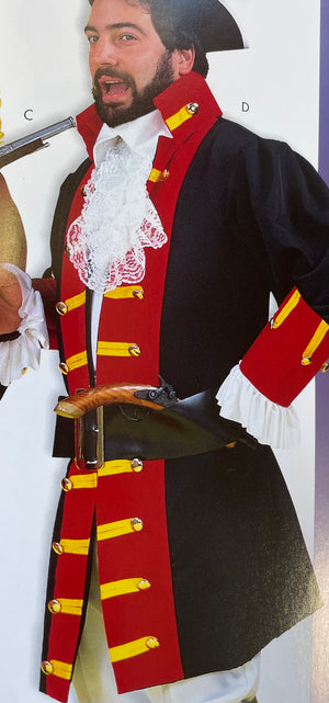 COSTUME RENTAL - G46 Bucaneer Pirate 1 pc Large