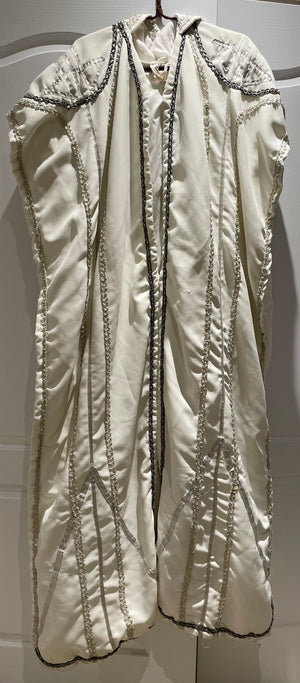 COSTUME RENTAL - P45 White Galactic Overcoat