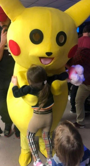 COSTUME RENTAL - R133A Pikachu Pokemon -5 pcs