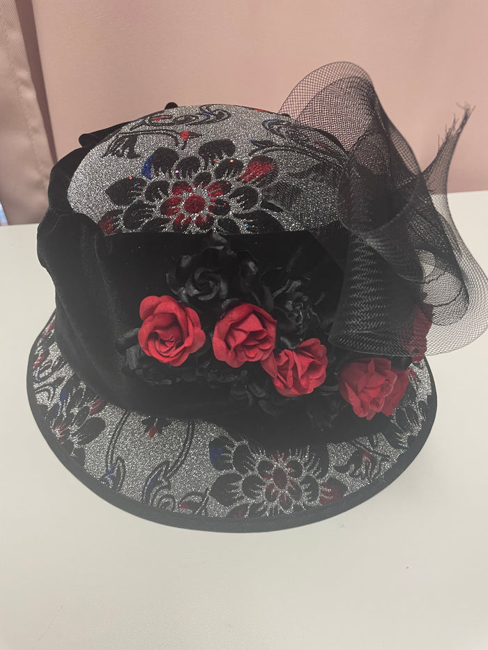 COSTUME RENTAL -z487 Cloche 1920's hat