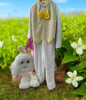 COSTUME RENTAL - R160 White Bunny 7pcs