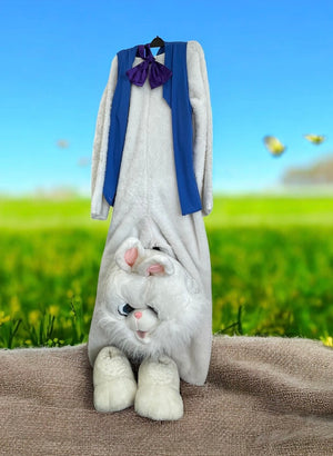 COSTUME RENTAL - R163 White Bunny 8pcs