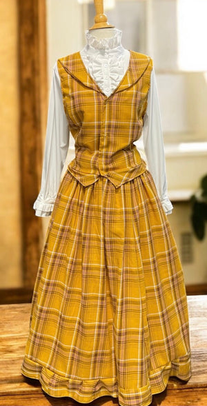 COSTUME RENTAL - c18B Wild West Dr. Quinn 2pc Med/Large
