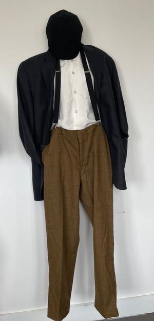 COSTUME RENTAL - J45D 1920's Orange Wool Pants