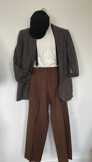 COSTUME RENTAL - J45K 1920's Brown Pants